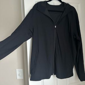 Lululemon full zip black hoodie